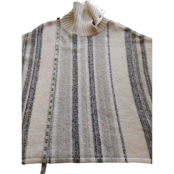 Eddie Bauer Sweater Womens XS Poncho Button Collar - Picture 5 of 12